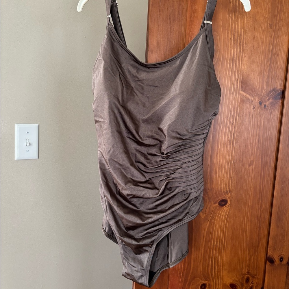 Calvin Klein Chocolate One Piece Swimsuit